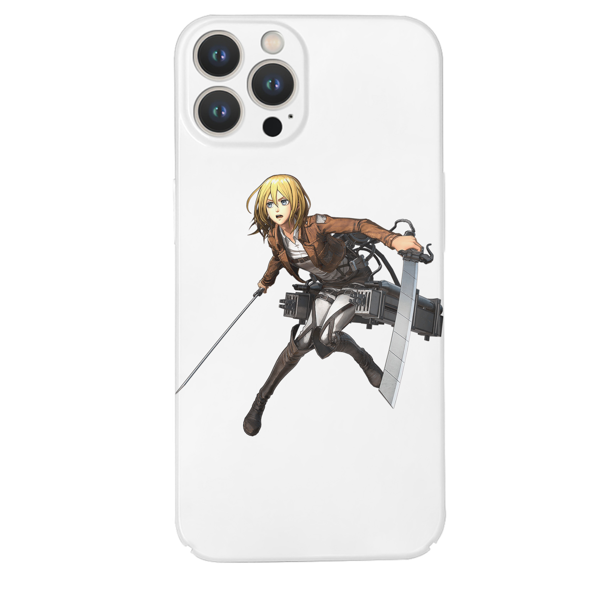 （画像用） 進撃の巨人 クリスタ·レンズ Attack on Titan Christa Lenz 【iPhone 14シリーズ対応】ハードケース